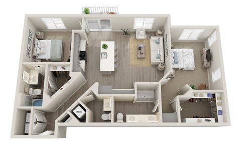 a floor plan of a 1 bedroom192 sq ft